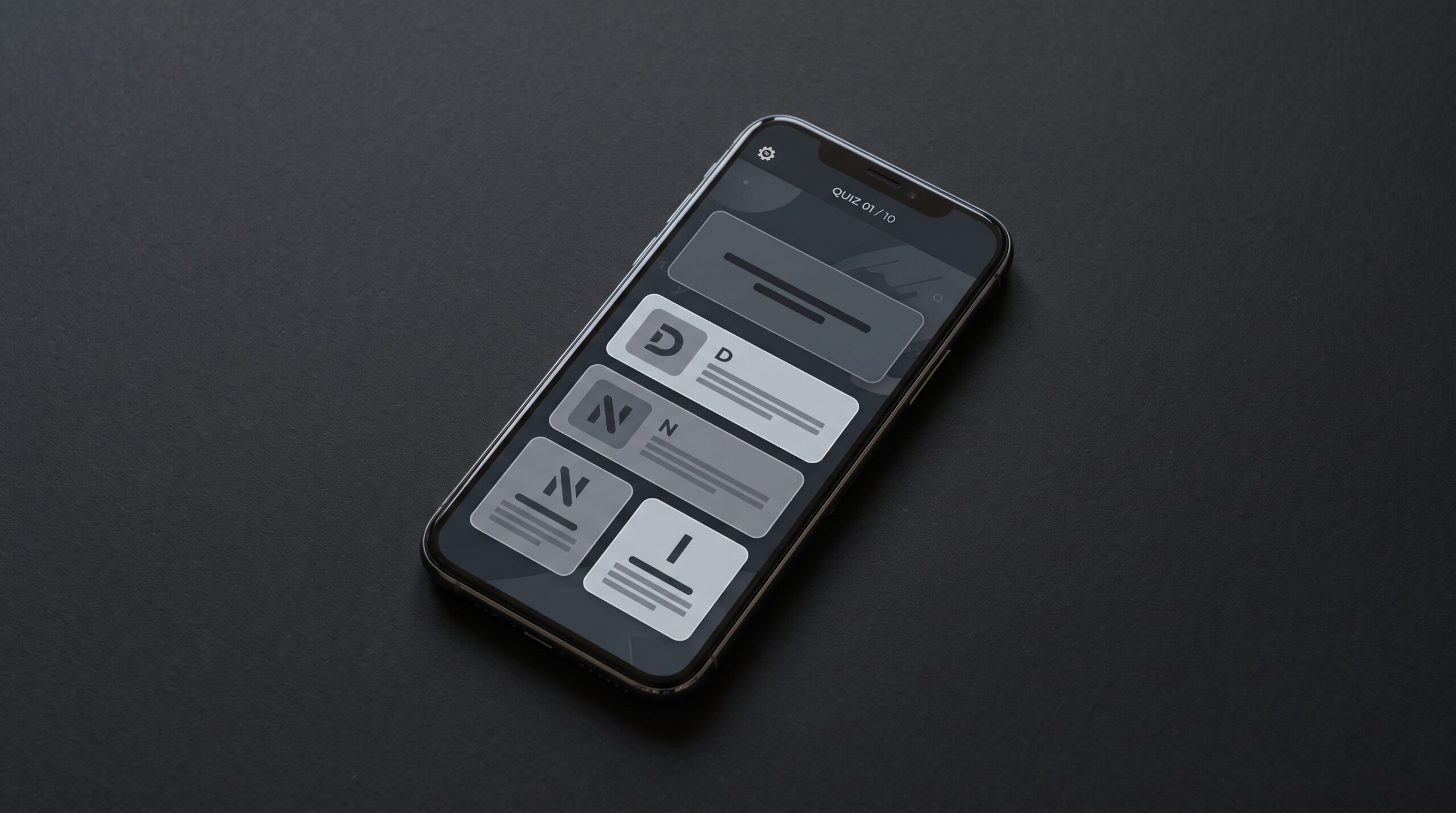 AI Readiness Quiz on a phone